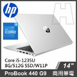 圖片 HP Probook 440 G9 商務筆電  I5-1235U/8G/512G SSD/W10P